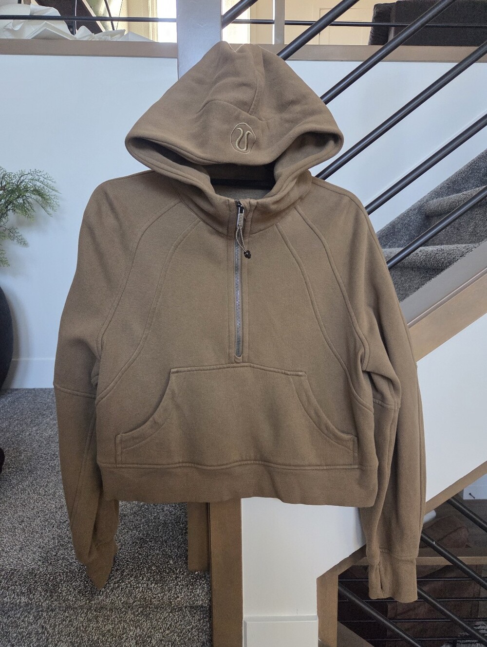 Lululemon | Scuba Cropped Half Zip Hoodie